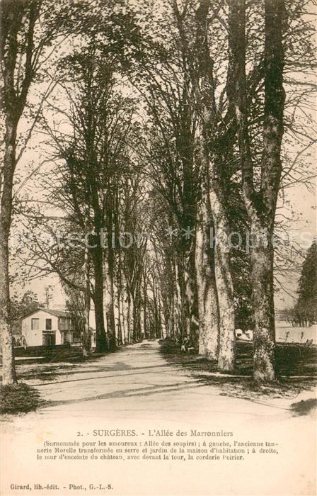 Surgeres Allée des Marronniers