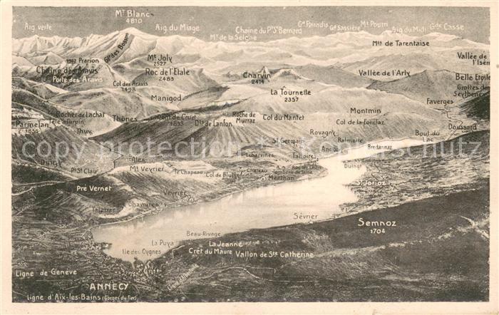 Annecy Haute-Savoie Panorama a vol d oiseau