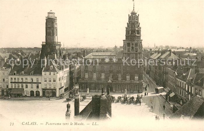 Calais Panorama vers le Musee