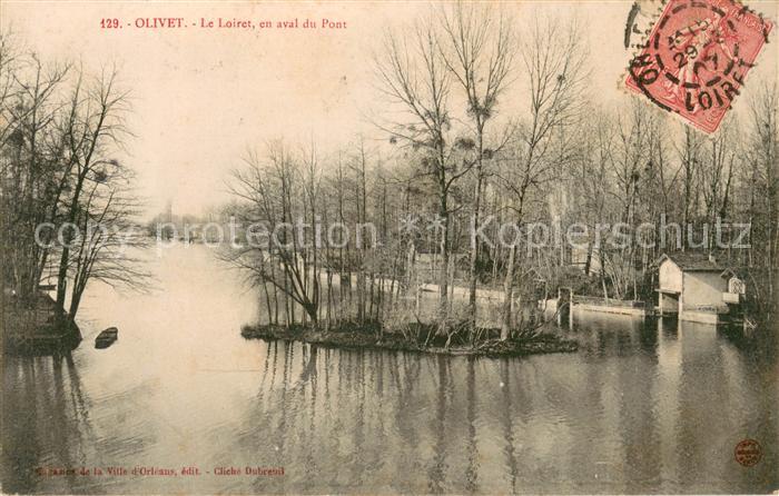 Olivet Loiret Le Loiret en aval du pont