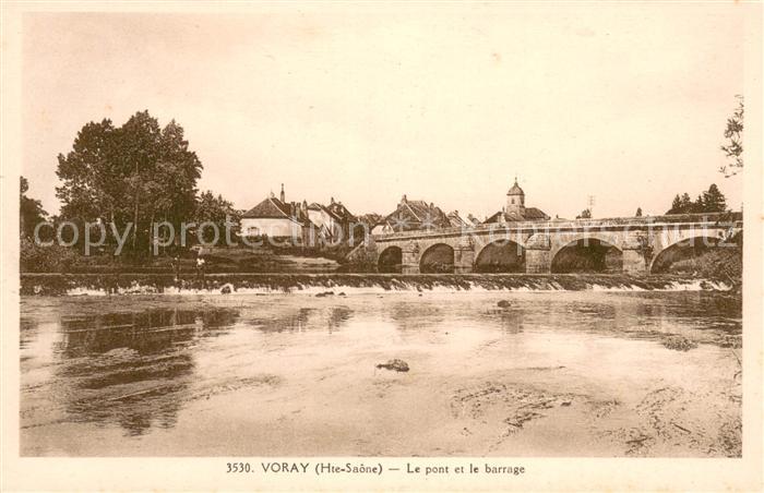 Voray-sur-l Ognon Le pont et le barrage