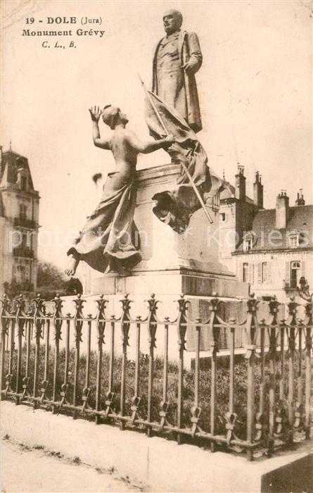 Dole Jura Monument Grévy Statue