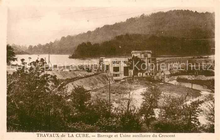 Saint-Germain-des-Champs Travaux de la Cure Barrage et Usine auxiliaire