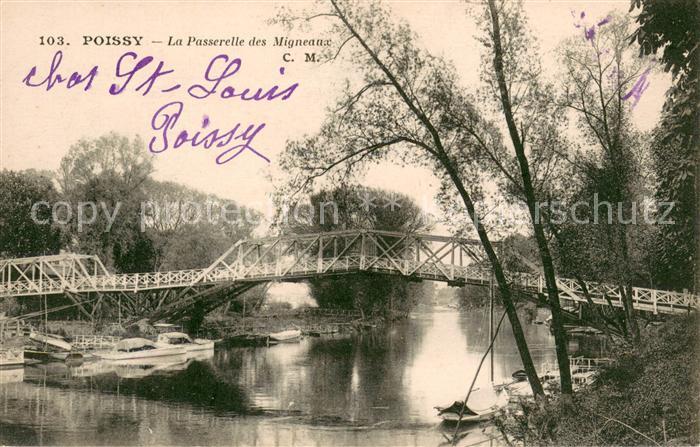 Poissy La Passerelle des Migneaux