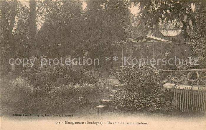 Bergerac Un coin du Jardin Perdoux