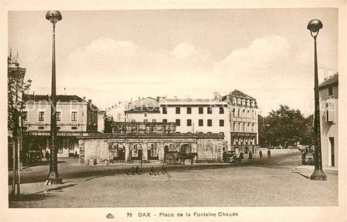 Dax Landes Place de la Fontaine Chaude