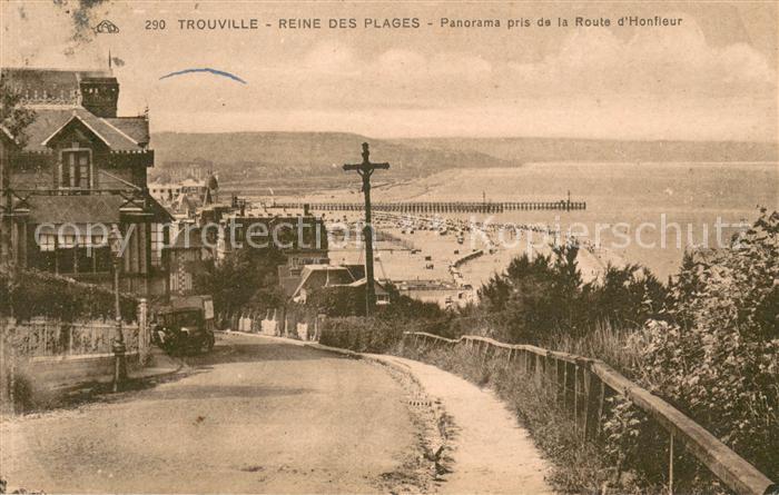 Trouville-sur-Mer Panorama pris de la Route d Honfleur Reine des Plages