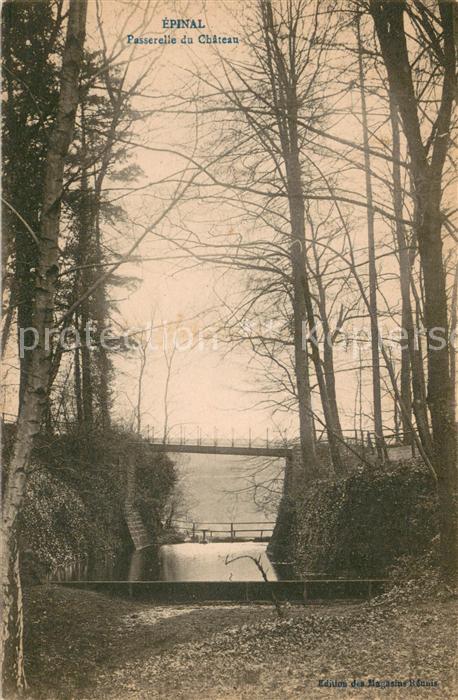 Epinal Vosges Passerelle du Chateau