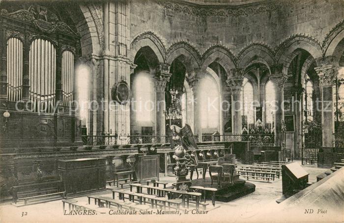 Langres Cathedrale Saint Mammés le choeur