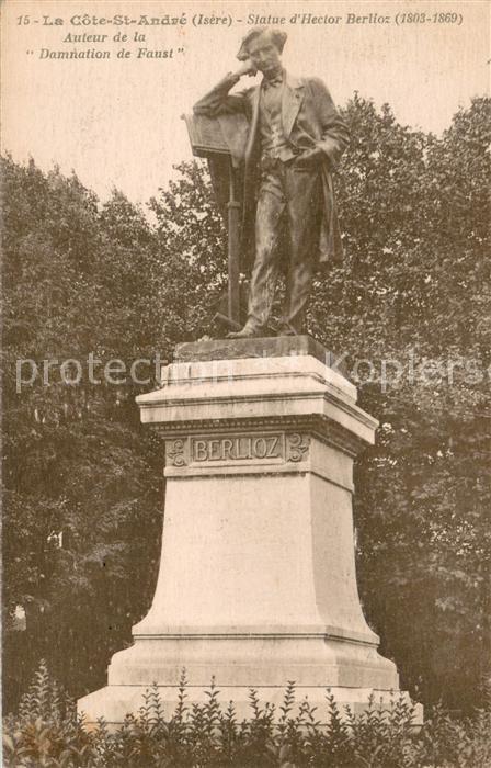 La Cote-Saint-Andre Statue d Hector Berlioz Monument