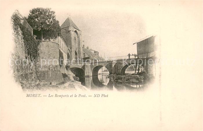 Moret-sur-Loing Remparts et le pont