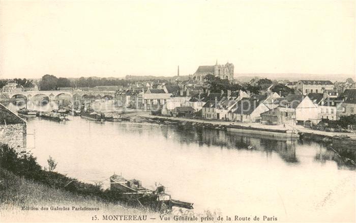 Montereau-Fault-Yonne Vue Generale prise de la Route de Paris