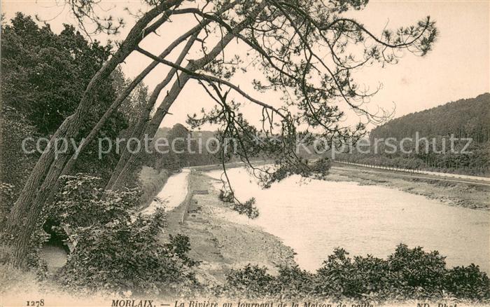 Morlaix Panorama Bords de la rivière