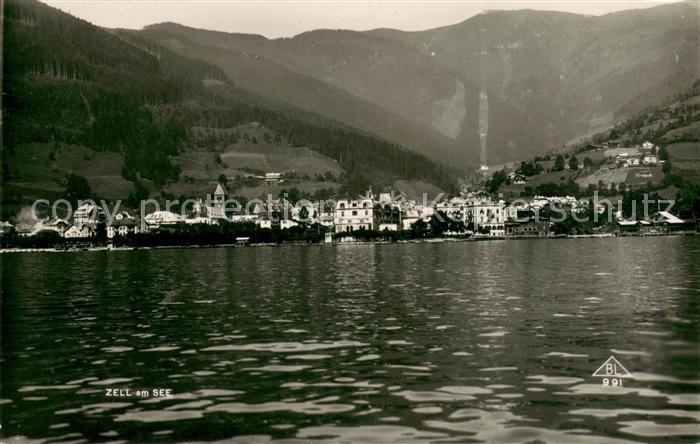 Zell See Ansicht vom See aus