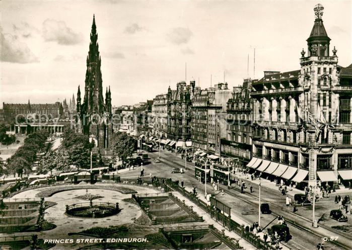 Edinburgh Scotland Princes Street