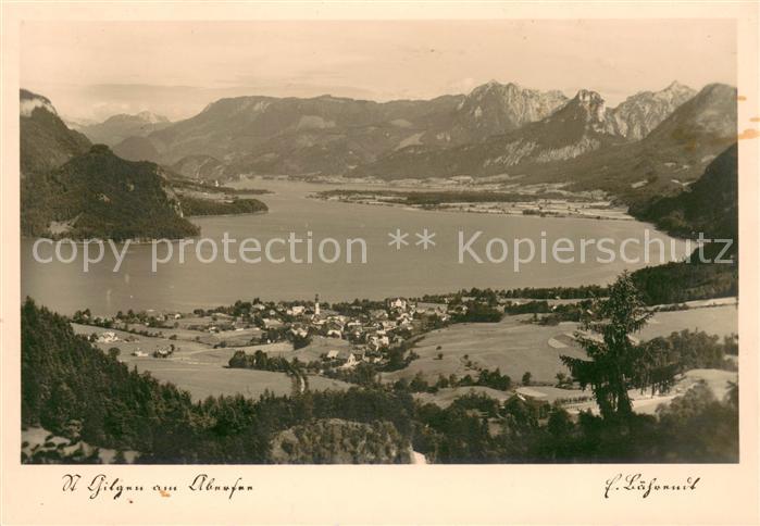 Abersee St Gilgen Salzkammergut Panorama Alpen