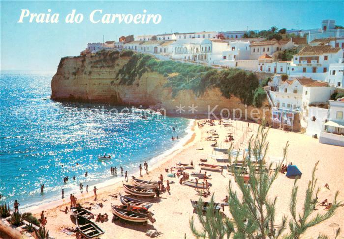 Carvoeiro Strand Kuestenort Algarve