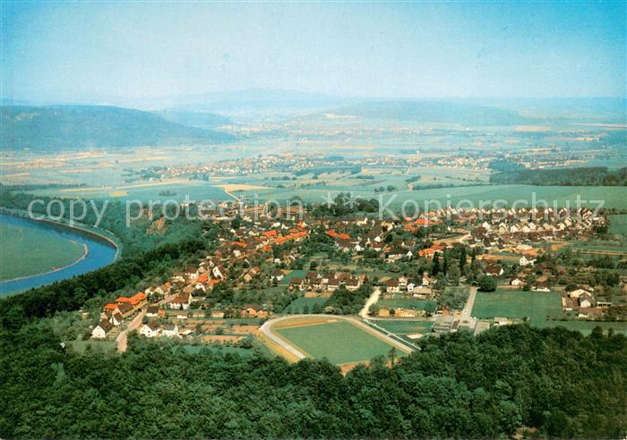 Fuerstenberg Weser Fliegeraufnahme