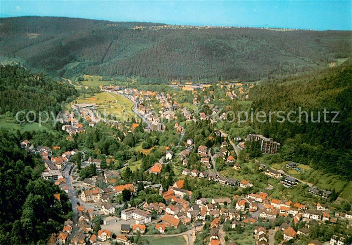 Bad Herrenalb Kurort im Schwarzwald Fliegeraufnahme
