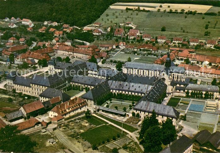 Ebrach Oberfranken Kloster Fliegeraufnahme