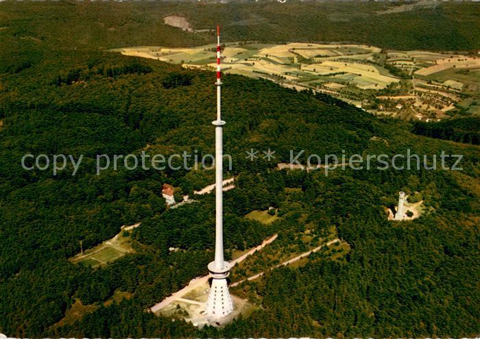 Dannenfels Donnersberg Gipfel Ludwigsturm Fernsehturm Fliegeraufnahme