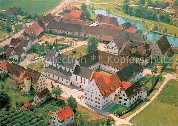 Heiligkreuztal Ehemaliges Zisterzienserinnenkloster 13. Jhdt. Fliegeraufnahme
