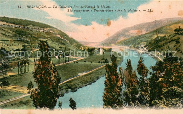 Besancon Doubs La Vallee des Pres de Vaux a la Malate