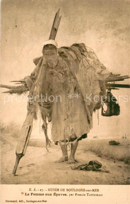 Boulogne-sur-Mer La Femme aux Epaves par Francis Tattegr