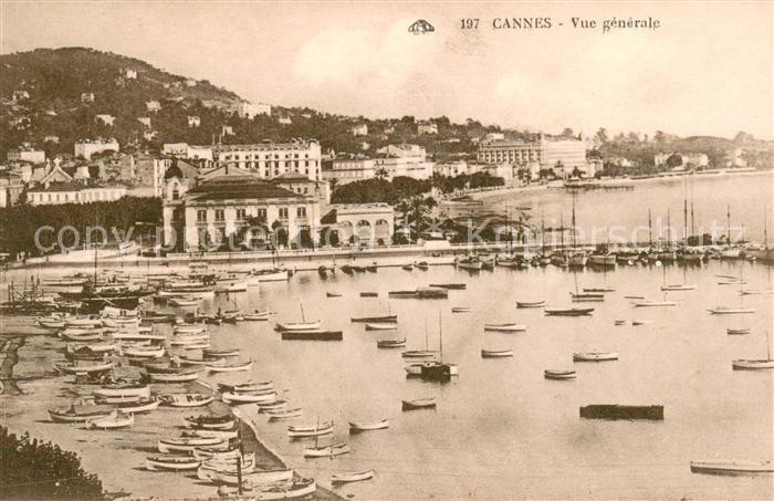 Cannes Alpes-Maritimes Vue generale
