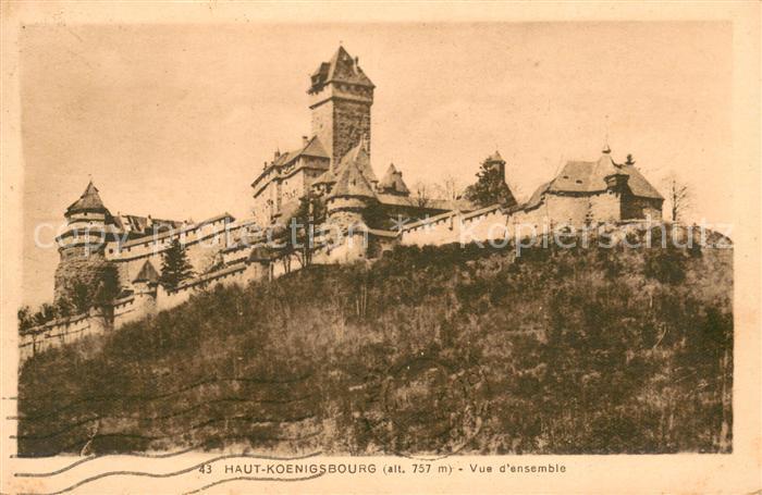 Haut-Koenigsbourg Hohkoenigsburg Vue d ensemble