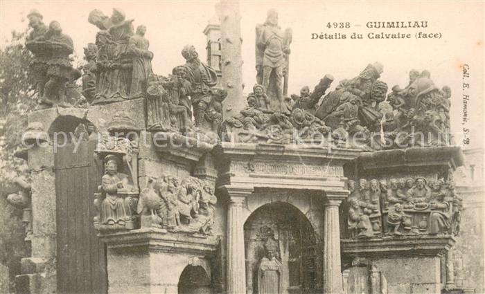 Guimiliau Details du Calvaire face