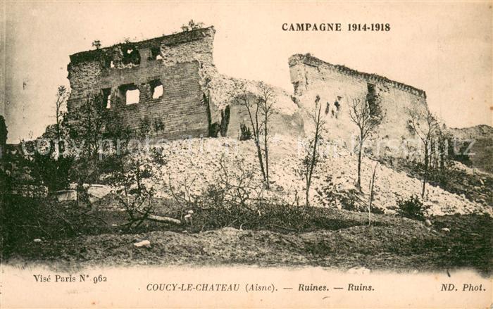 Coucy-le-Chateau-Auffrique Ruines
