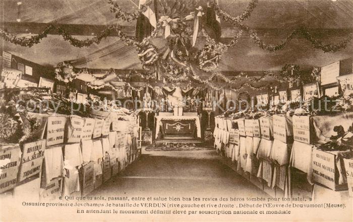 Verdun Meuse En attendant le monument definitif eleve par souscription nationale