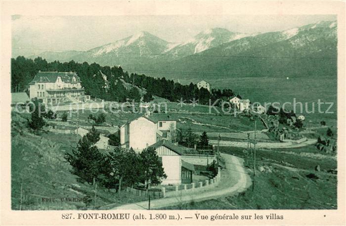 Font-Romeu-Odeillo-Via Vue generale sur les villas