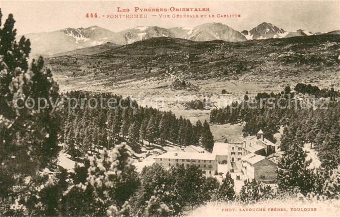 Font-Romeu-Odeillo-Via Vue generale et le Carlitte