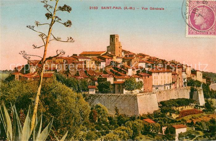Saint-Paul Alpes-Maritimes Vue generale