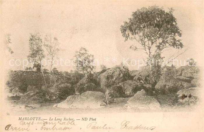 Marlotte Bourron Le Long Rocher