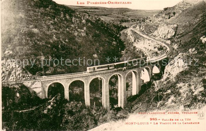 Mont-Louis-sur-Tet Le Viaduc de la Cabanasse