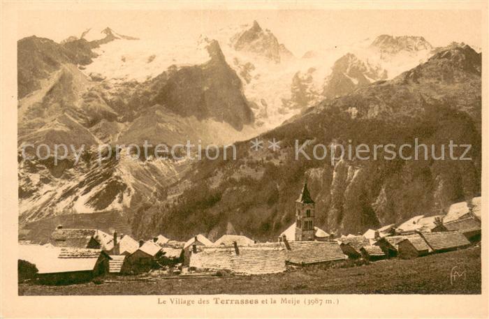 Les Terrasses La Village des Terrasses et la Meije