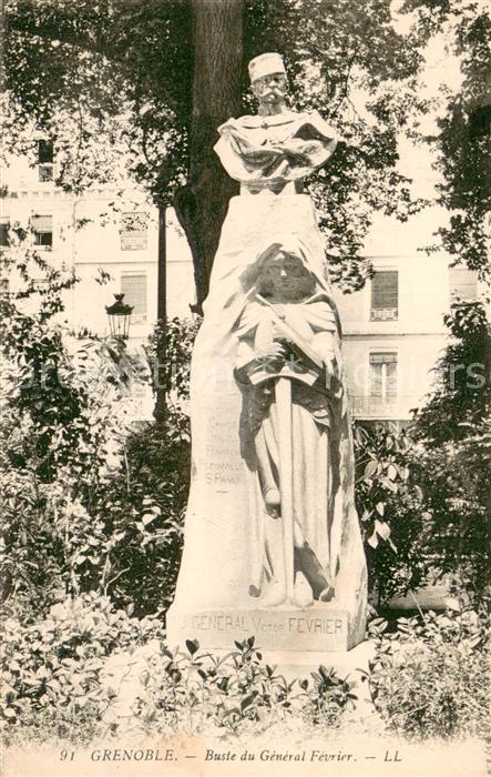 Grenoble Buste du General Vevrier