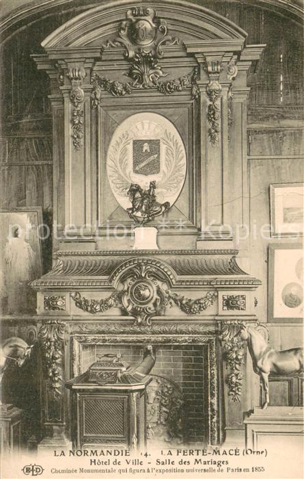 La Ferte-Mace Hotel de Ville Salle des Mariages