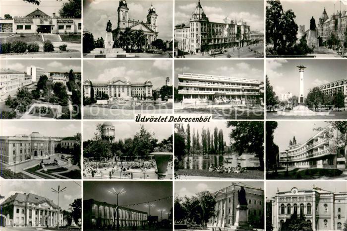 Debrecen Debrezin Orts und Teilansichten