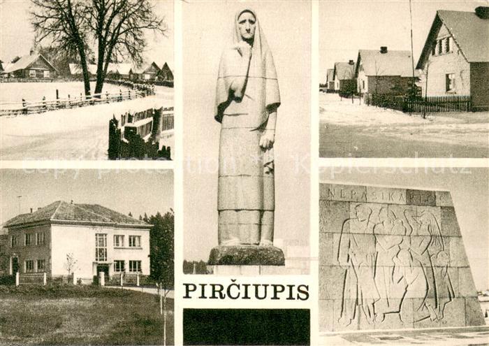 Pirciupis Die Mutter Basisrelief Schule Museum