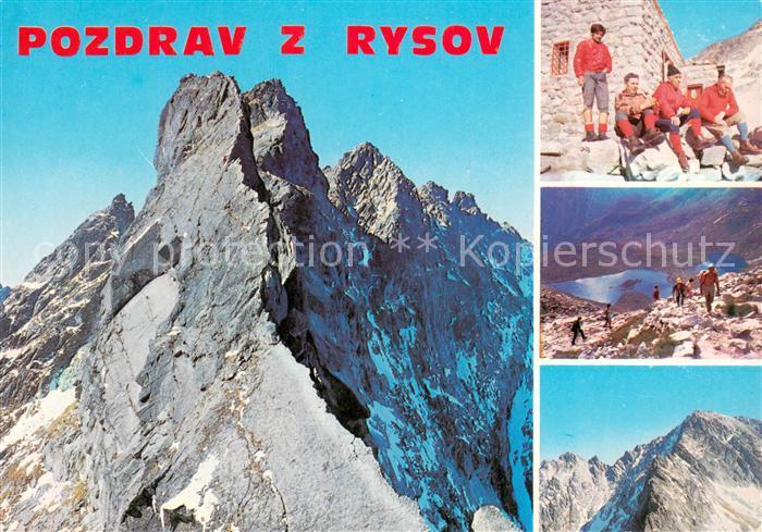 Rysov Rysy Tatry Zabi kon Chata pod Rysmi Zabich plies Rysy