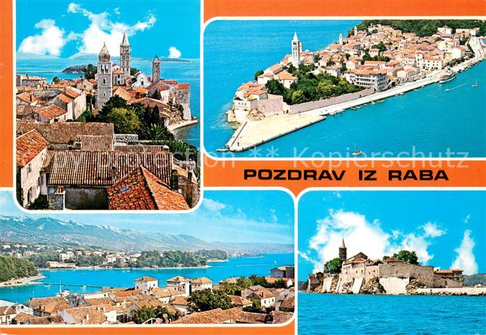 Rab Croatia Panorama Fliegeraufnahme