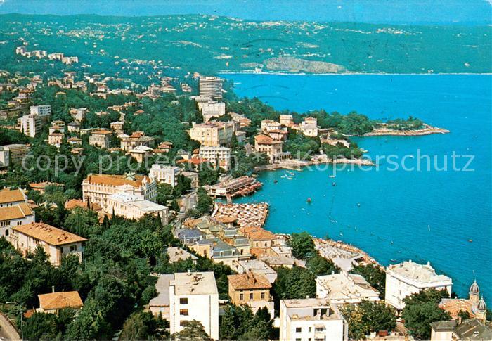 Opatija Abbazia Fliegeraufnahme