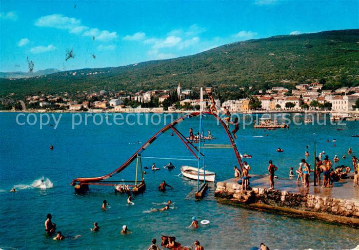 Selce Crikvenica Badestrand Panorama