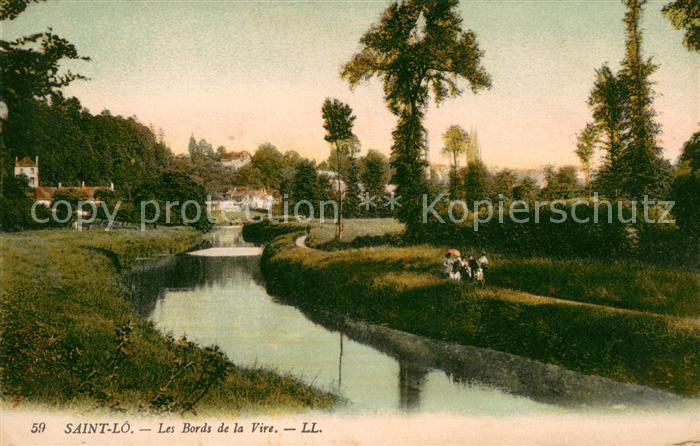 Saint Lo Les bords de la Vire