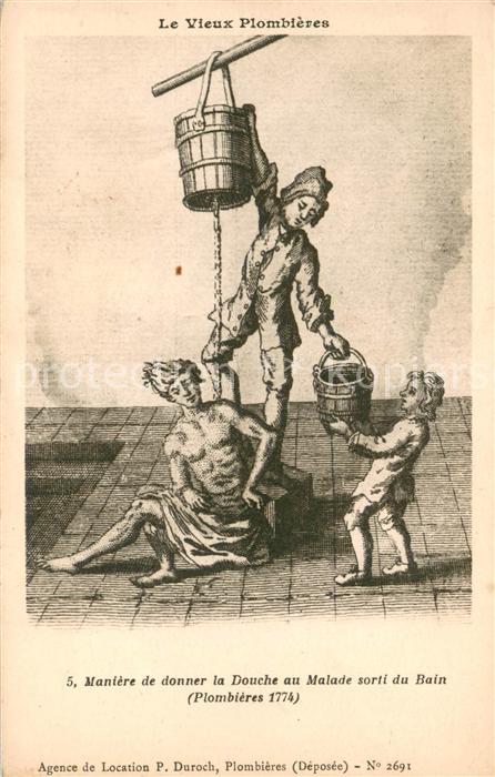 Plombieres-les-Bains Vosges Collection Le vieux PlomBieres 5. Manière de donner