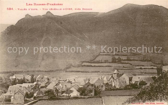 Osse-en-Aspe Panorama Vallee d_Aspe Basses Pyrénées